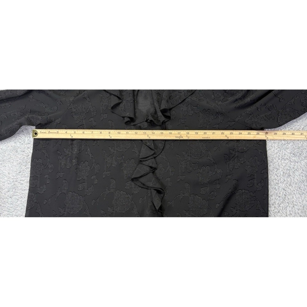 Avenue Women‎ Blake Ruffle Neck Top Whimsigoth Romantic Sheer Size 22/24 - Picture 6 of 9